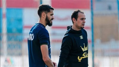 مران الزمالك.  المغربى بن تايج يشارك فى التدريبات 
