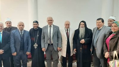 القيادات التنفيذية والشعبية برشيد يهنئون الأخوة الأقباط بعيد الميلاد المجيد