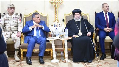 محافظ الدقهلية  يقدم التهنئة بعيد الميلاد المجيد للأخوة المسيحيين 
