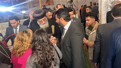 وفد مجلس الأعمال الأفرو آسيوي يزور الكاتدرائية لتهنئة البابا تواضروس بعيد الميلاد