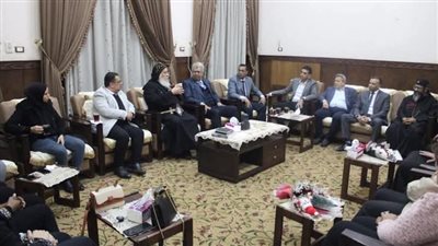 نقيب أطباء قنا يقدم التهنئة لمطرانية الأقباط الأرثوذكس بعيد الميلاد  المجيد 