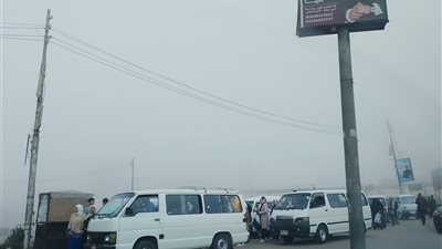 شبورة مائية كثيفة على طرق القليوبية والمحافظة تعلن الطوارىء