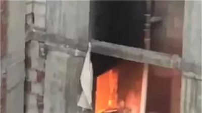 العناية الالهية تنقذ أسرة من الموت إثر حريق وحدة سكنية بالاسكندرية