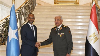 الفريق أول عبد المجيد صقر يلتقى وزير الدفاع الصومالي