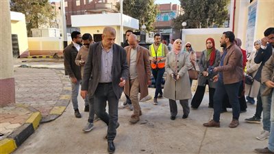 رئيس مياه الفيوم يتفقد محطة رفع صرف صحي أبوجنشو الرئيسية