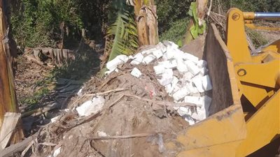 مواجهة تعديات البناء المخالف علي الأراضي الزراعية وأملاك الدولة بالبحيرة