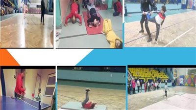 استمرار تنظيم فعاليات المشروع القومي للموهبة الحركية بالصالة المغطاة بالزقازيق