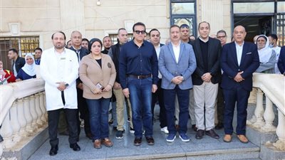 محافظ المنوفية يستقبل وزير الصحة لمتابعة الخدمات الطبية 