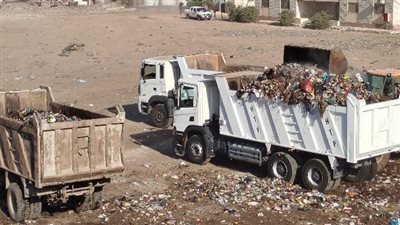 رفع 300440 طن قمامة ومخلفات مبانى من مراكز الشرقية خلال 2024
