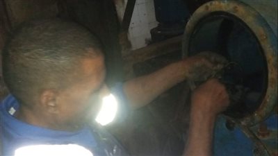 صيانة محطات رفع ومعالجة الصرف بمحافظات القناة