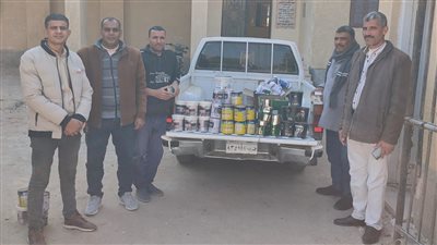 ضبط 230 عبوة مبيدات ومخصبات زراعيه منتهية الصلاحية بالفيوم 