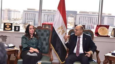 وزير العمل يبحث مع وفد 