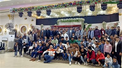 تكريم أبطال المصارعة الدوليين والمحليين من أبناء بيلا بكفر الشيخ