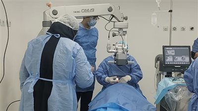 تشغيل قسم الرمد بمستشفي نجع حمادي العام وبدء تنفيذ حالات الجراحة 