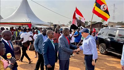 وزير الري يتفقد الأعمال الجارية ضمن المشروع المصري في البحيرات العظمي بأوغندا