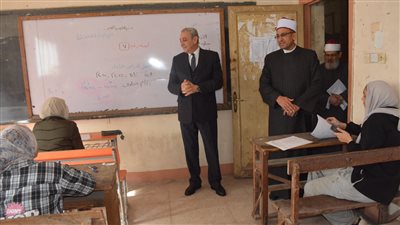 محافظ الغربية يتابع سير امتحانات الأزهر ويشيد بالتنظيم المتميز