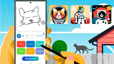 Galaxy AI يعزز تجربة الإبداع مع أدوات جديدة ومتطورة