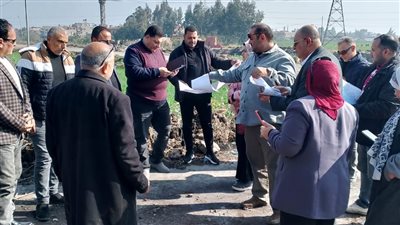 معاينة المواقع المقترحة لإقامة مصانع تدوير مخلفات بلدية بالدقهلية