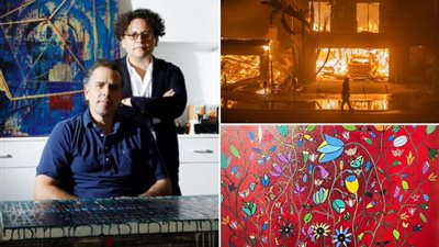 لوحات نجل بايدن أحد خسائر حرائق لوس أنجلوس.. سعرها خرافي