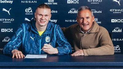 رسميًا.. هالاند يوقع عقدًا جديدًا مع مانشستر سيتي حتى 2034