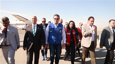 وزيرا الصحة والتضامن يتفقدان المنشآت الطبية بشمال سيناء استعدادا لاستقبال المصابين الفلسطينيين