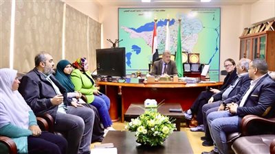 رئيس مياه الفيوم يستقبل مدير برنامج الحفاظ على حياة الأطفال باليونيسف