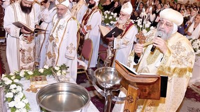 الكنيسة تحتفل بعيد الغطاس.. والبابا يرأس قداسًا بالإسكندرية