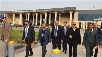 جولة تفقدية للجنة العليا للتفتيش الأمني والبيئي بمطار سفنكس الدولي