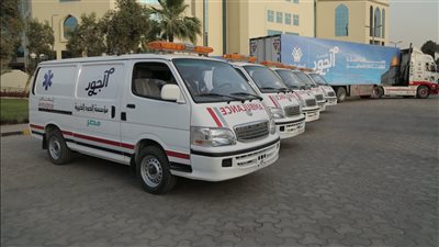 مؤسسة الجود تشارك في إرسال قافلة المساعدات الإنسانية التاسعة لغزة