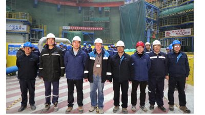 بدء مرحلة بناء وحدة الطاقة رقم 7 في محطة 