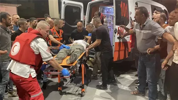 إصابة مواطنين فلسطينيين بالاختناق بالغاز في اقتحام إسرائيلي