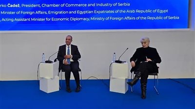 وزير الخارجية يستعرض الفرص الاستثمارية المتاحة أمام الشركات الصربية في مصر 