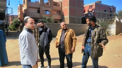 قنا: معاينة المناطق المحرومة من الصرف الصحي تمهيدا للتشغيل بدشنا