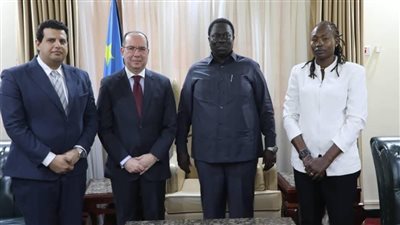 سفير مصر في جوبا يلتقي بنائب رئيس جمهورية جنوب السودان