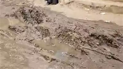 المياه الجوفية تهدد منازل ميت العامل بالدقهلية