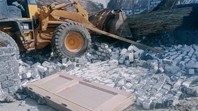 إزالة التعديات على الأراضي الزراعية بمدن ومراكز البحيرة  