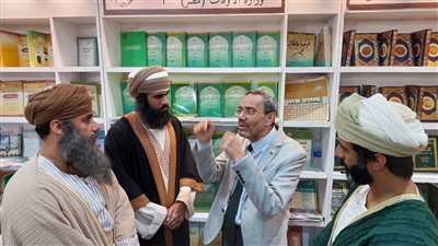 وزارة الثقافة العمانية في جناح المجلس الأعلى للشئون الإسلامية بمعرض الكتاب