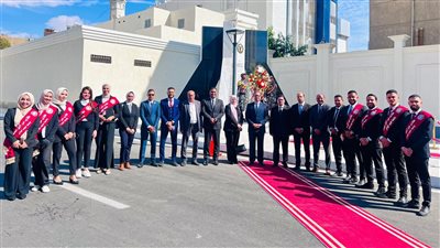 وفد جامعة جنوب الوادي يزور مديرية أمن قنا للتهنئة بعيد الشرطة 