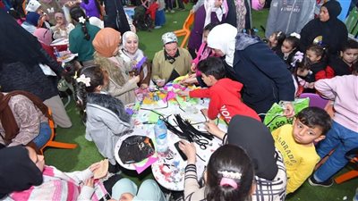 نشاط ملحوظ لفعاليات الأطفال في اليوم الثالث لمعرض الكتاب