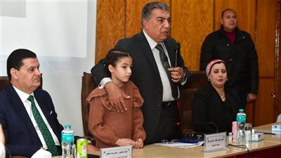 محافظ الدقهلية يشهد الاحتفال عيد الشرطة بمكتبة مصر العامة 