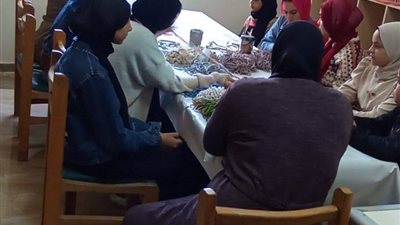 فاعليات اليوم الأول من الملتقي الحرفي لتعليم المشغولات اليدوية بالدقهلية