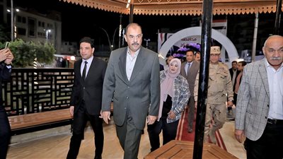 محافظ سوهاج يفتتح الحدائق العامة بميدان الثقافة بعد انتهاء أعمال التطوير