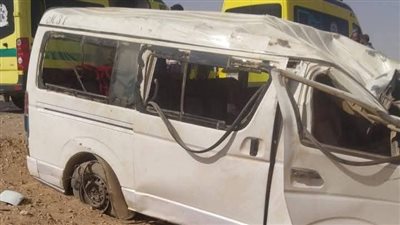 16 مصابا.. الاستعلام عن حالة المصابين في حادث انقلاب سيارة ميكروباص بقنا 