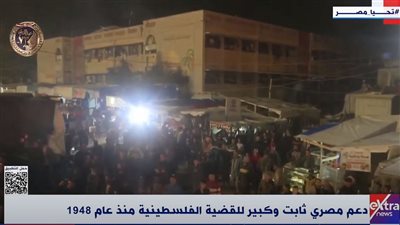 دعم مصري ثابت وكبير للقضية الفلسطينية منذ عام 1948.. فيديو