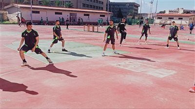 فوز منتخب المنيا لكرة اليد علي منتخب المنوفية في المباراة الإفتتاحية 