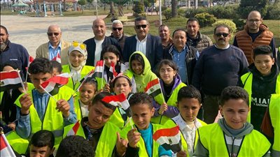 انطلاق فعاليات مبادرة لتجميل مدينة دمياط الجديدة بمشاركة طلاب المدارس