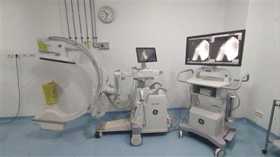 تركيب جهاز الأشعة السينية C -arm بمستشفى غرب النوبارية 