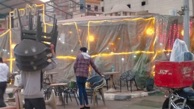 حملة نظافة مكبرة ورفع 306 إشغال طريق بكفر الدوار 