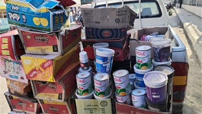 ضبط بويات ومواد طلاء منتهية الصلاحية بالفيوم 