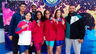 نتائج متقدمة لسباحة الاوليمبي في بطولة الاسكندرية الشتوية للسباحة القصيرة 